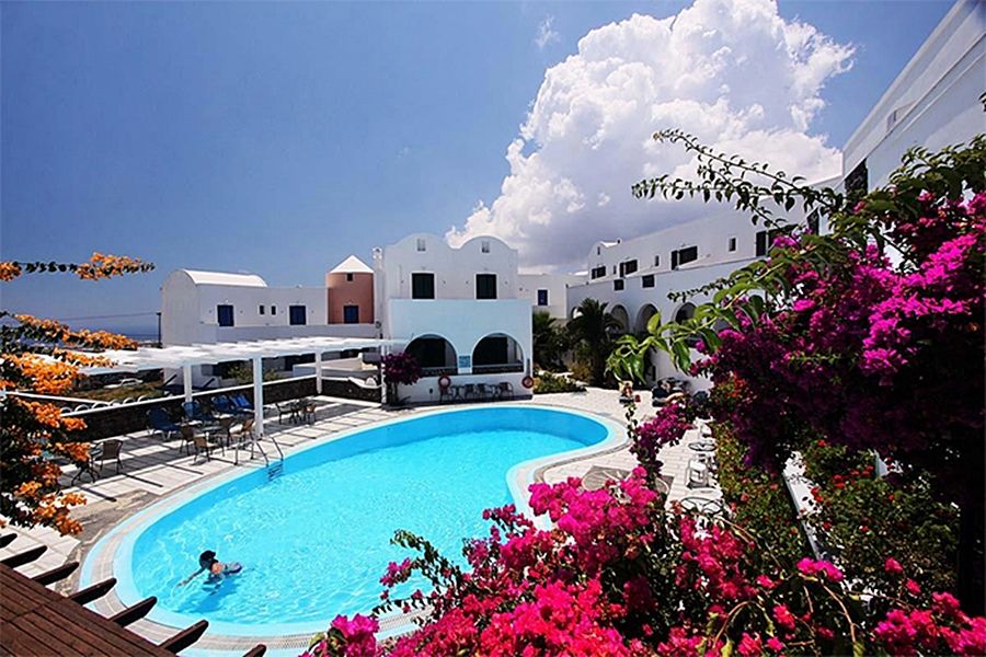 Hotel New Haroula Fira  Exterior foto